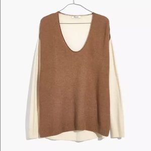 Madewell Kimball Pullover Sweater in Colorblock